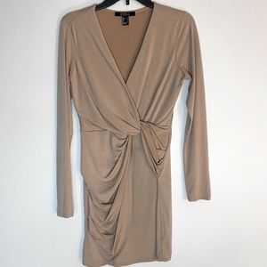 Forever21 long sleeve body con dress